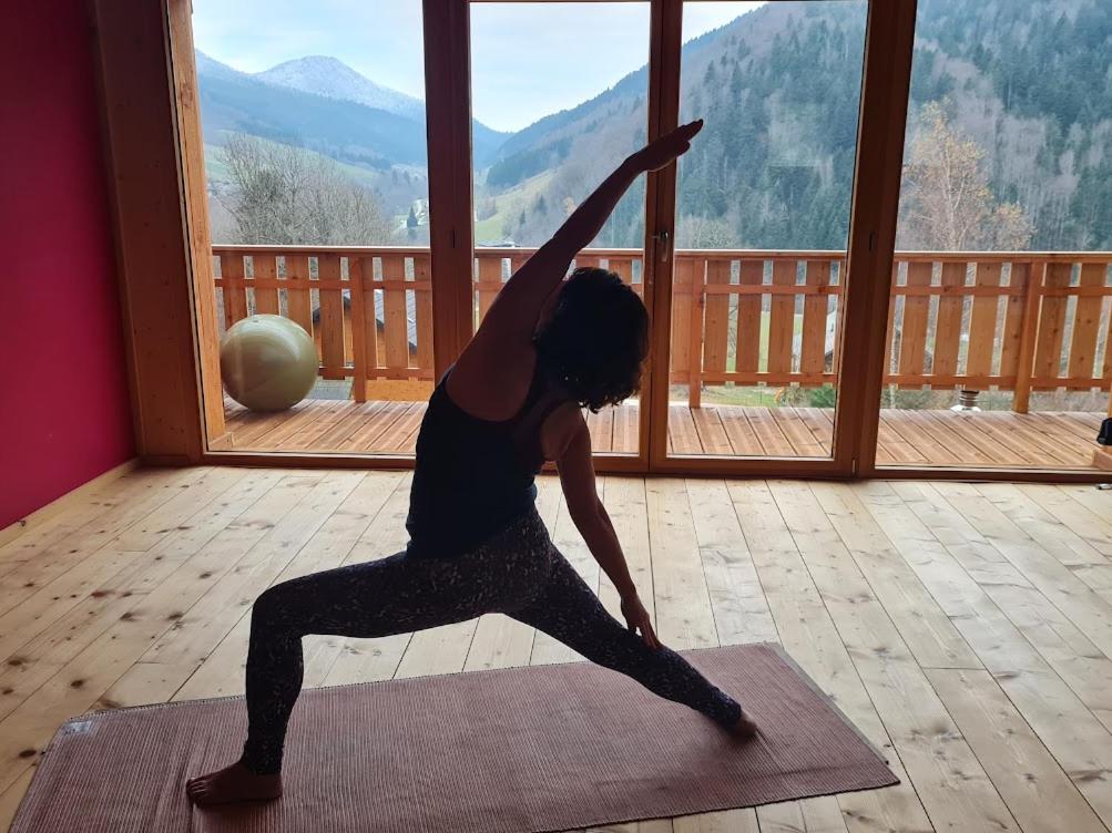 Le Chalet Du Blanc Spa Yoga アイヨン・ル・ジュンヌ エクステリア 写真