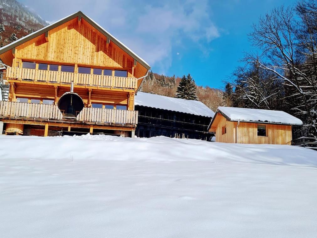 Le Chalet Du Blanc Spa Yoga アイヨン・ル・ジュンヌ エクステリア 写真