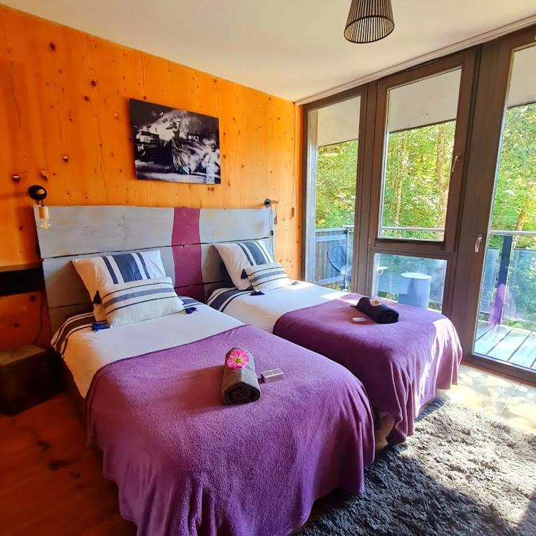 Le Chalet Du Blanc Spa Yoga アイヨン・ル・ジュンヌ エクステリア 写真